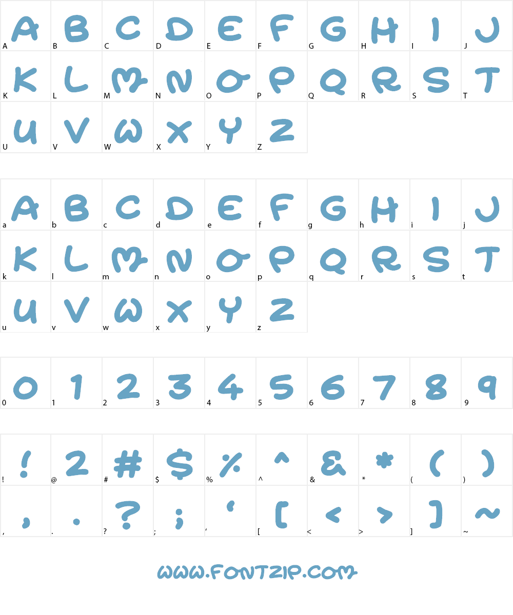 Magic Moonshine Font Character